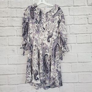 Free People Floral ruffle dress